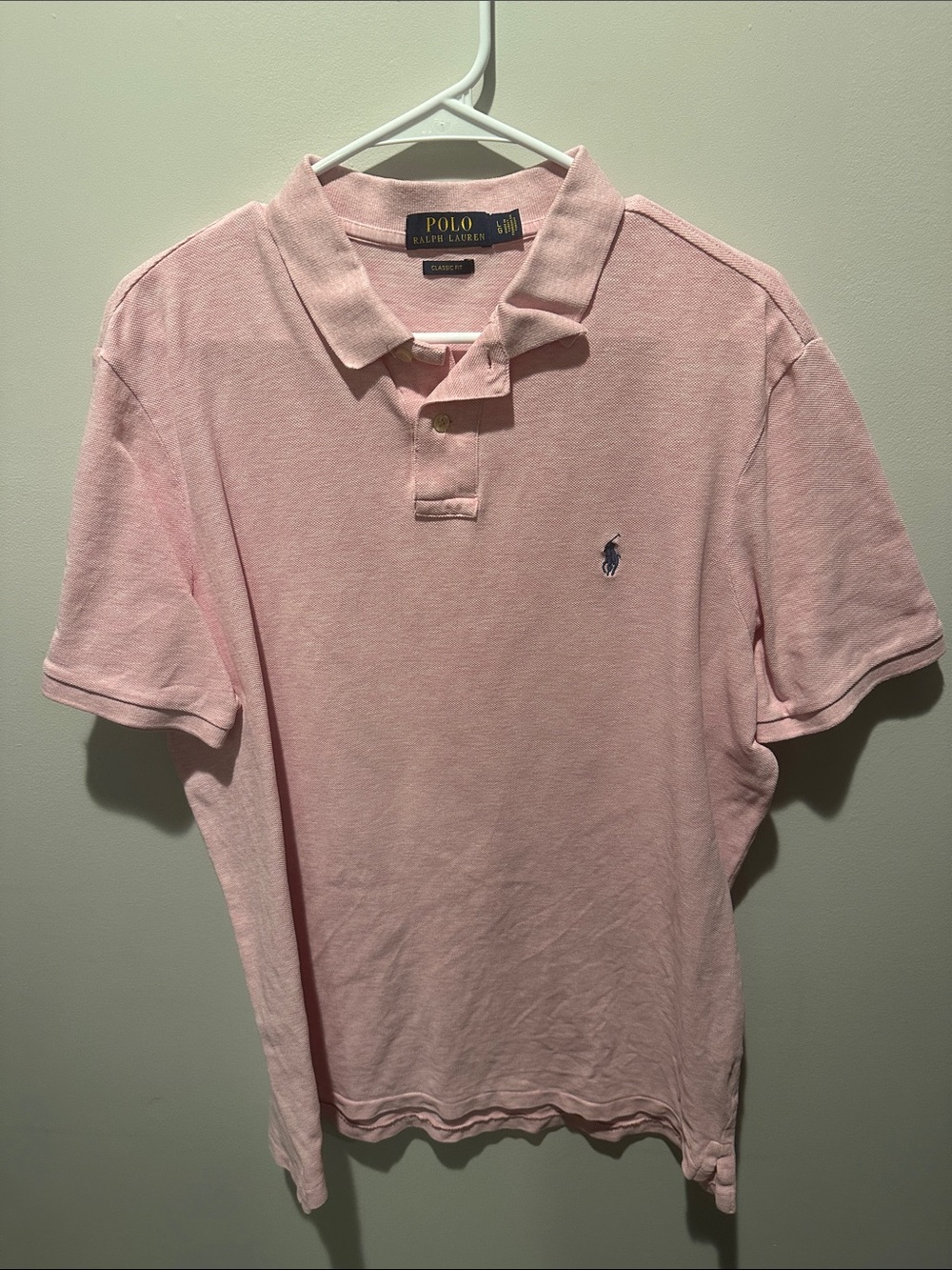 Polo by Ralph Lauren Light Pink Short-Sleeve Polo